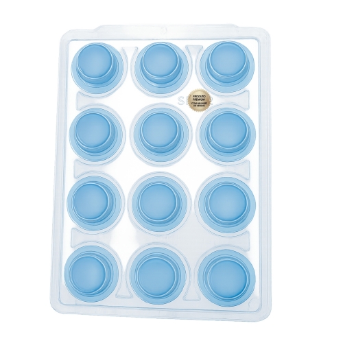 FORMA PÃO DE MEL ESPECIAL 12 CAVIDADES BWB MOLDE CHOCOLATE