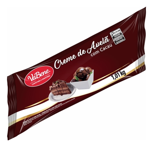 Creme De Avelã Com Cacau Bag 1,01kg Vabene